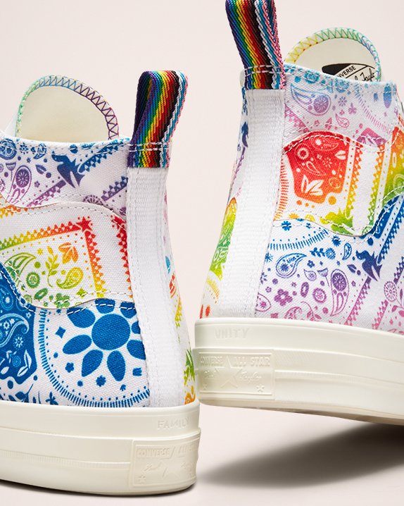 White Converse Chuck 70 Pride High Top | A65245C