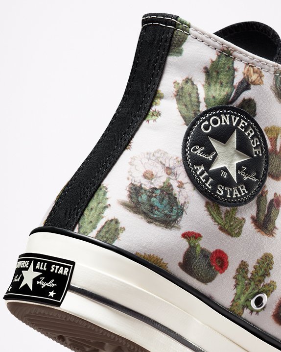 White Converse Chuck 70 Succulent Print High Top | A20326L