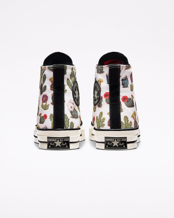 White Converse Chuck 70 Succulent Print High Top | A20326L