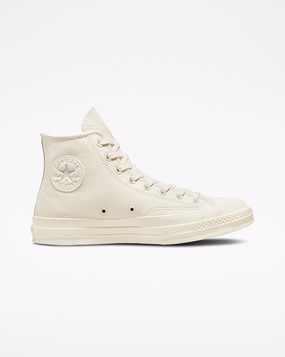 White Converse Chuck 70 Tonal Leather High Top | A42179S