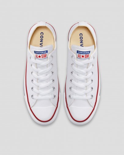 White Converse Chuck Taylor All Star Classic Leather Low Top | A08694T