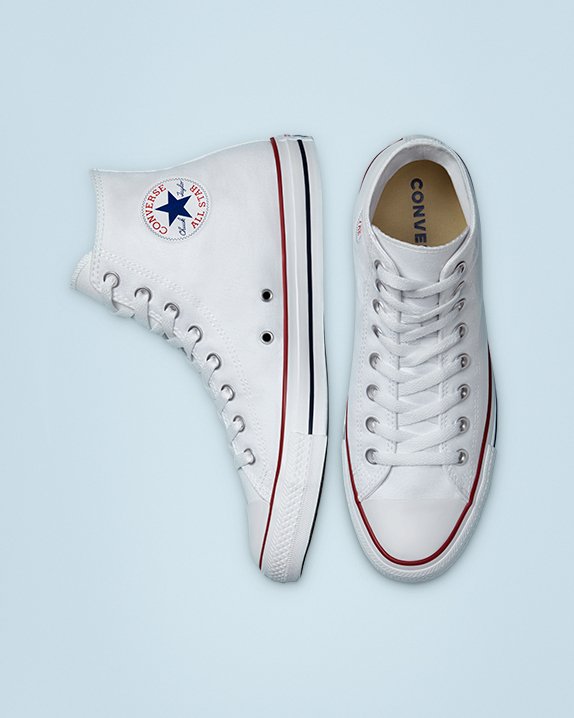 White Converse Chuck Taylor All Star Classic High Top | A60895C