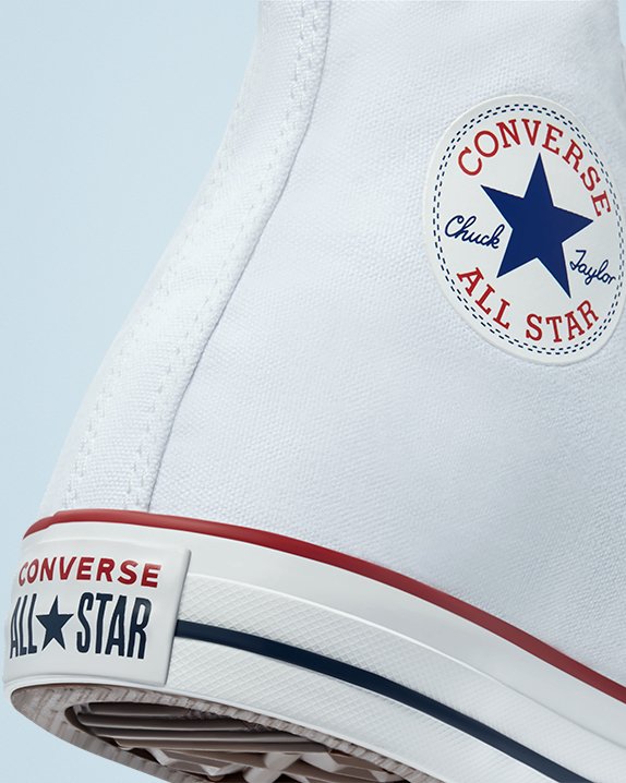 White Converse Chuck Taylor All Star Classic High Top | A60895C