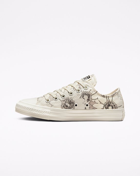 White Converse Chuck Taylor All Star Summer Florals Low Top | A28317Q