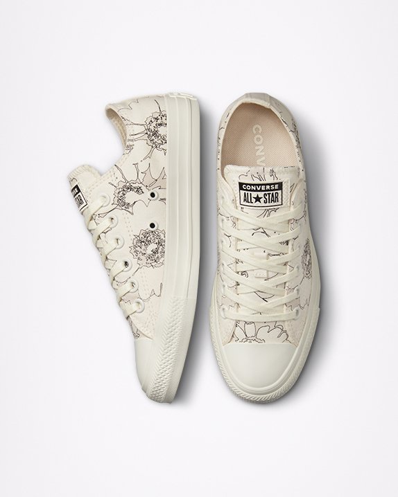 White Converse Chuck Taylor All Star Summer Florals Low Top | A28317Q