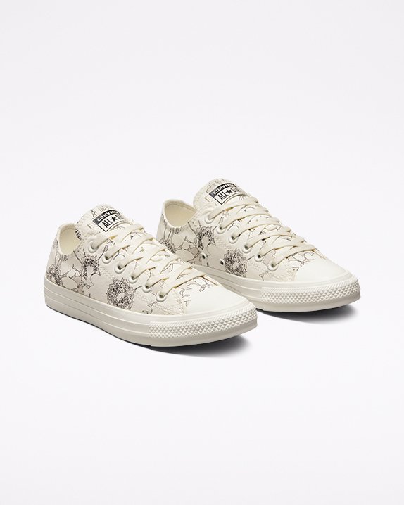 White Converse Chuck Taylor All Star Summer Florals Low Top | A28317Q