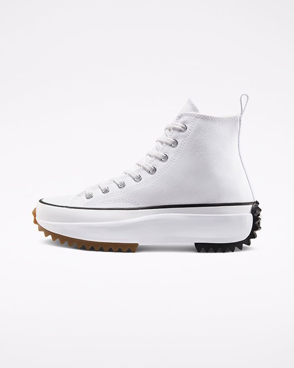 White Converse Run Star Hike High Top | A25693P