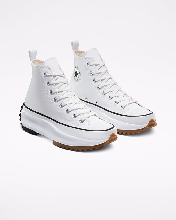 White Converse Run Star Hike High Top | A25693P