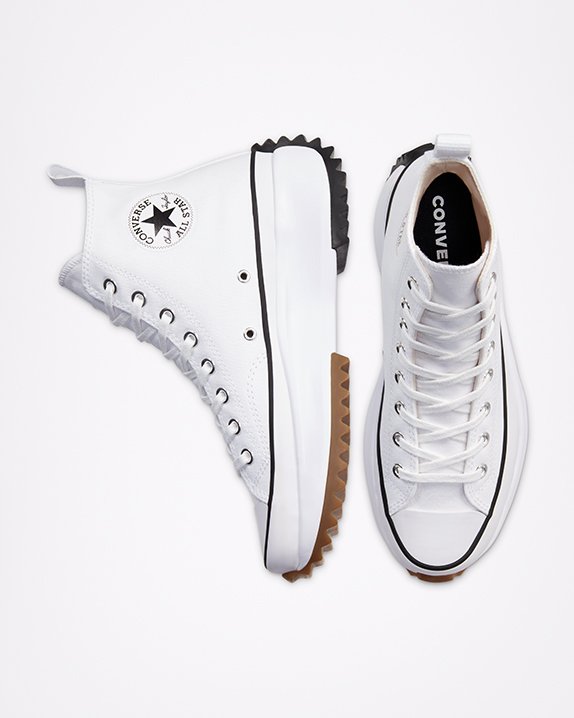 White Converse Run Star Hike High Top | A25693P