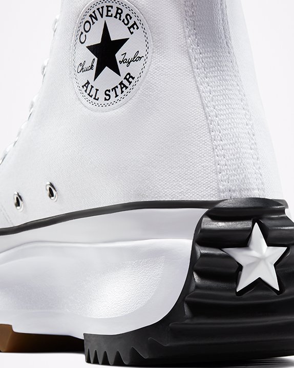 White Converse Run Star Hike High Top | A25693P