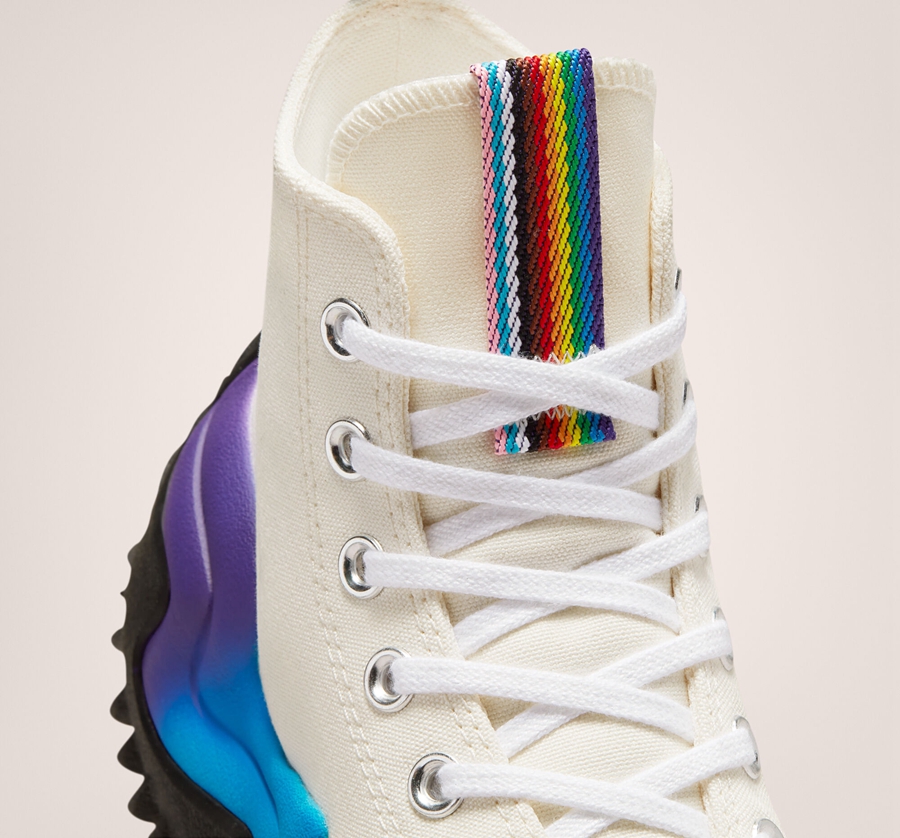 White Converse Run Star Motion Platform Pride | A29509G