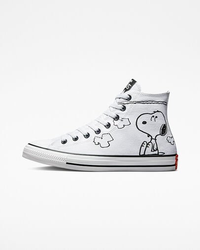 White Converse x Peanuts Chuck Taylor All Star High Top | A32506R