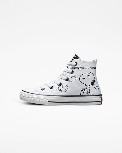 White Converse x Peanuts Chuck Taylor All Star High Top | A60046R