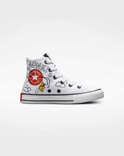 White Converse x Peanuts Chuck Taylor All Star High Top | A60046R