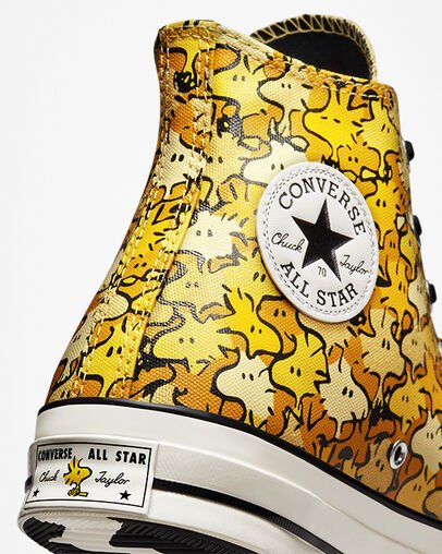 Yellow Converse x Peanuts Chuck 70 High Top | A38670Y